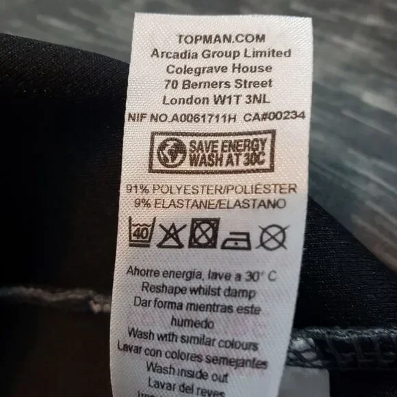 Topman Sweatshirt Size Large Mens Pullover Sweatshirt Crew Used Condition EUC - Picture 4 of 5